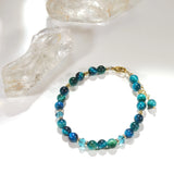 Suisen - Bracelet Œil de Tigre Bleu