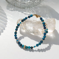 Boshi - Bracelet Œil de Tigre Bleu