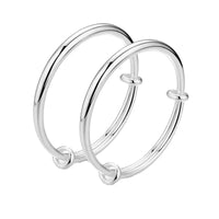 Toshiko - 2 x Bracelets de Cheville Argent
