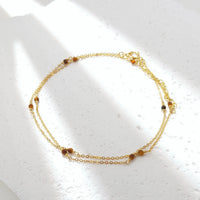 Toranome - Collier Or et Œil de Tigre