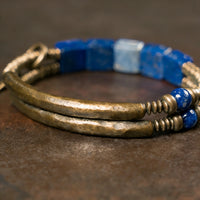 Ruri - Bracelet Cuivre et Lapis Lazuli