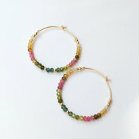 Dosik - Boucles d'Oreilles Or et Tourmaline