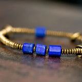 Michi - Bracelet Cuivre et Lapis Lazuli