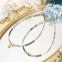 Suraksha - Collier Or, Tourmaline et Œil de Tigre