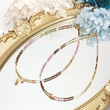 Suraksha - Collier Or, Tourmaline et Œil de Tigre