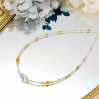 Fuyu - Collier Or et Citrine