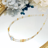 Fuyu - Collier Or et Citrine