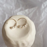 Seto - Boucles d'Oreilles Or et Perles d'Eau Douce
