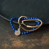 Nokon - Bracelet Cuivre et Lapis Lazuli