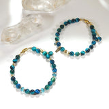 Shinon - Bracelet Œil de Tigre Bleu