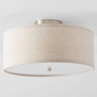 Suspension Tambour en Lin