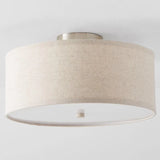 Suspension Tambour en Lin