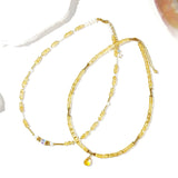 Kanchana - Collier Or et Citrine