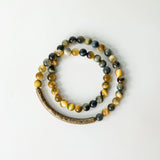 Koki - Bracelet Cuivre et Oeil de Tigre Multicolore