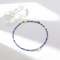 Shinya - Chaîne de Cheville Lapis Lazuli