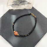 Solaris - Bracelet Pierre de Soleil et Spinelle