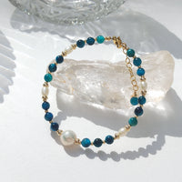 Gin - Bracelet Œil de Tigre Bleu