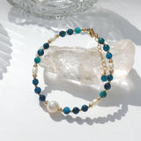 Gin - Bracelet Œil de Tigre Bleu