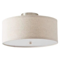 Suspension Tambour en Lin