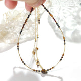 Sumi - Chaîne de Cheville Œil de Tigre