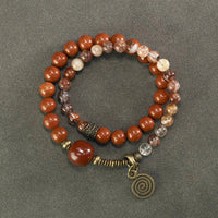 Dewi - Bracelet Cuivre et Pierres Naturelles