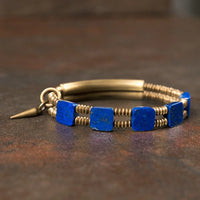 Aoi - Bracelet Cuivre et Lapis Lazuli