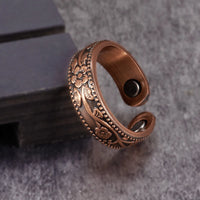 Enso - Bague Cuivre Magnétique