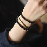 Fajar - Bracelet Cuivre et Bois d'Ebène