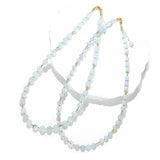 Yunhai - Collier Or et Aigue-Marine
