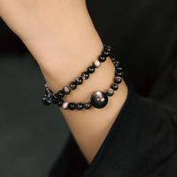 Bemala - Bracelet Obsidienne