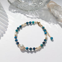 Gin - Bracelet Œil de Tigre Bleu