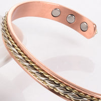 Torus - Bracelet Jonc et Bague Cuivre Magnétique