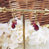 Sagwa - Boucles d'Oreilles Or, Pierres Fines et Pierres Précieuses