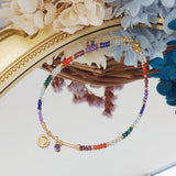 Chakura - Bracelet de Cheville Pierres Naturelles