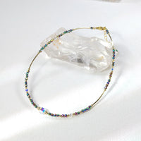 Hagane - Chaîne de Cheville Or et Hématite