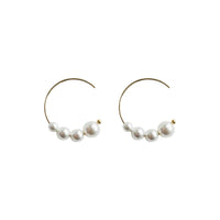 Seto - Boucles d'Oreilles Or et Perles d'Eau Douce
