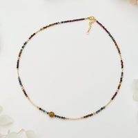 Shakti - Collier Or et Œil de Tigre