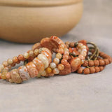 Lohit - Bracelet Cuivre et Corail
