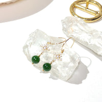 Patik - Boucles d'Oreilles Or et Jade