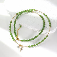 Panna - Collier Or et Jade