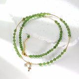 Panna - Collier Or et Jade