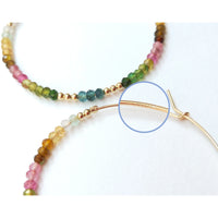 Dosik - Boucles d'Oreilles Or et Tourmaline