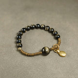 Duc - Bracelet Cuivre et Obsidienne