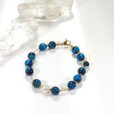 Lanhai - Bracelet Œil de Tigre Bleu