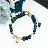 Satori - Bracelet Œil de Tigre Bleu