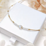 Bailu - Collier Or et Pierre de Lune
