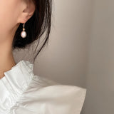 Suddha - Boucles d'Oreilles Or et Perles d'Eau Douce
