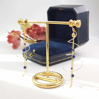 Peteng - Boucles d'Oreilles Or et Lapis Lazuli
