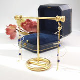 Peteng - Boucles d'Oreilles Or et Lapis Lazuli