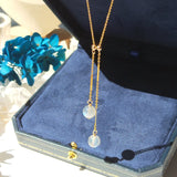Moon Drop - Collier Or et Pierre de Lune